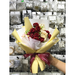 HOA SÁP , HOA LỤA BÓ CỰC XINH ( ảnh thật )