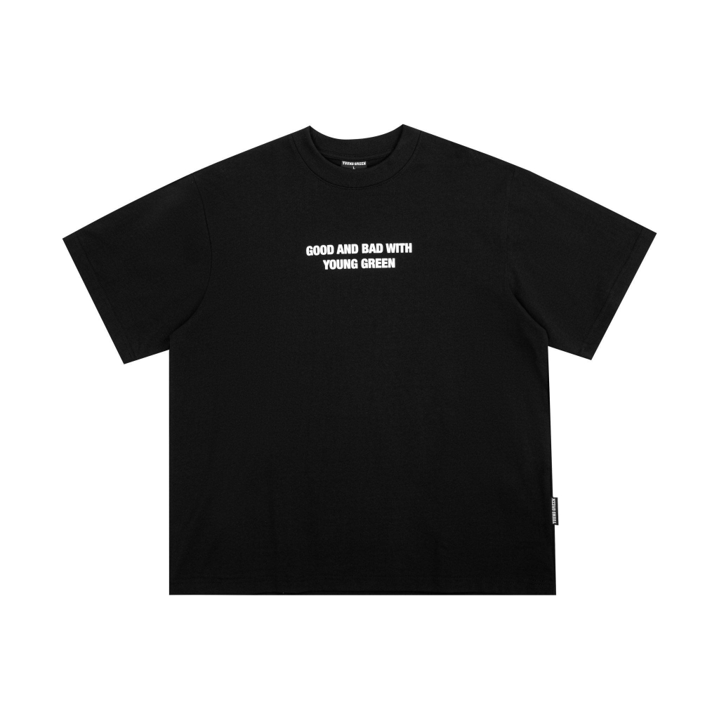 GOOD AND BAD WITH YOUNG GREEN T-SHIRT