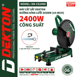 Máy cắt sắt để bàn dùng đá 355mm dekton dk-cs2400 / 2400w