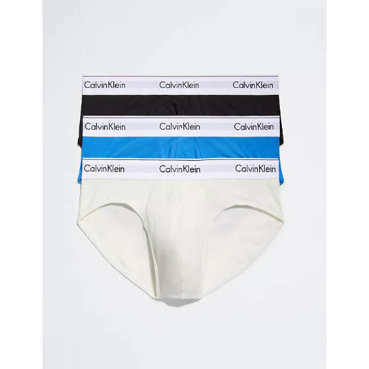 Set 3 Quần Brief Nam CALVIN KLEIN Modern Cotton Stretch 3 Pack Hip Brief - Sofie Authentic