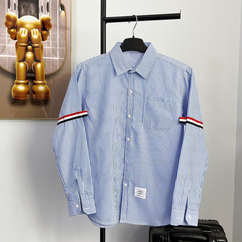 Áo sơ mi nam đẹp tay ngắn kiểu BBR 2 màu họa tiết giá rẻ AHFASHION