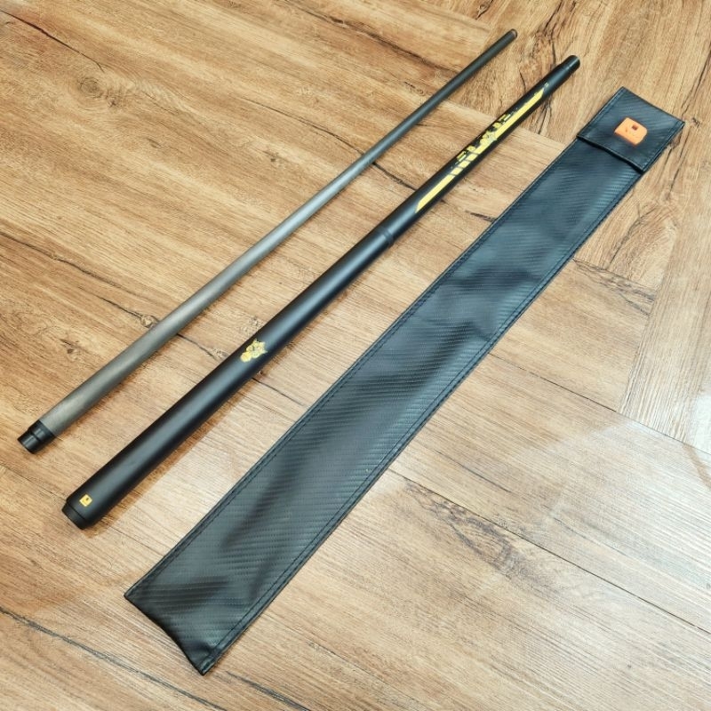 Cơ bida phá nhảy The Crack HEIDEN ngọn Full Carbon, tẩy phá Bakelite.