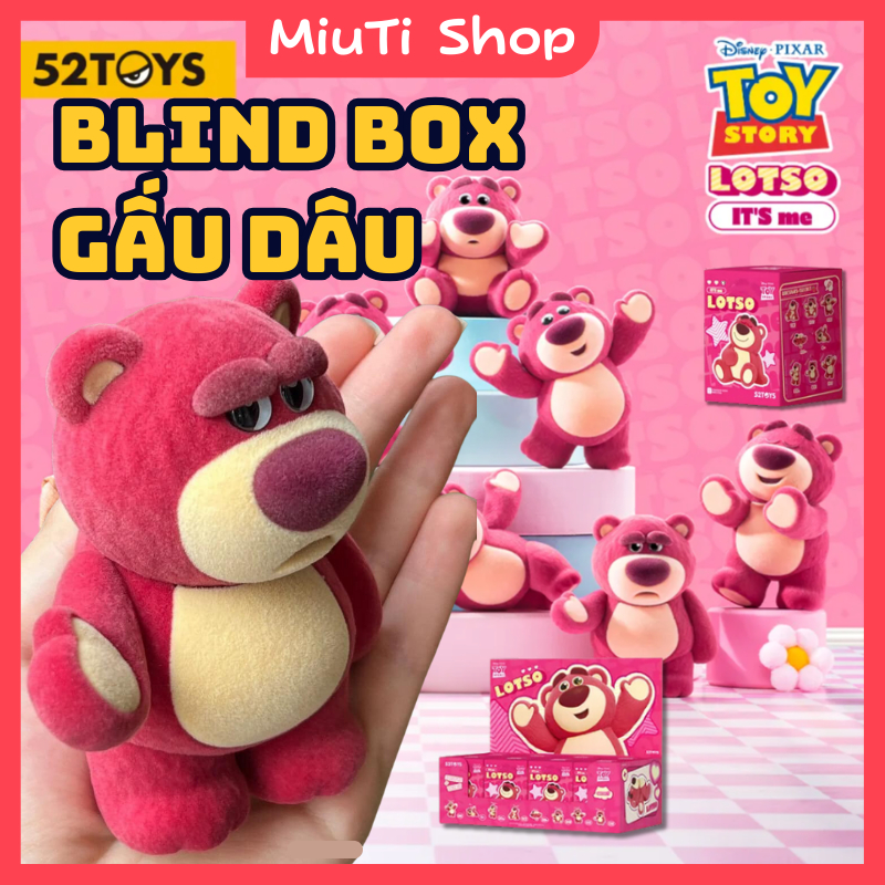 1 hộp Blindbox Gấu Dâu Lotso IT'S ME 2023 - Hộp mù mở ngẫu nhiên 1/9 mẫu khác nhau - chính hãng 52TOYS