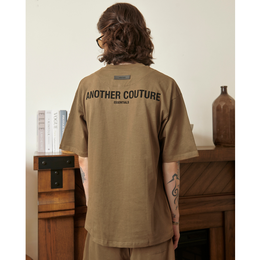 Áo phông Another Couture - Nâu - in Nhung AAP014