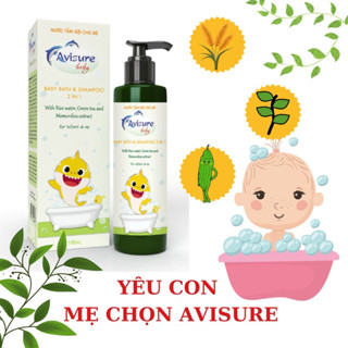 Sữa tắm gội thảo dược cho bé Avisure Chai 100ml sữa tắm gội trẻ em ngừa