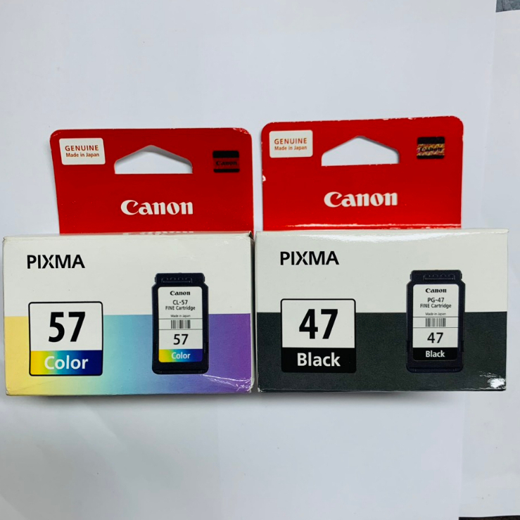 Bộ mực in màu Canon E400, E410, E460, E480 mã PG47-CL57