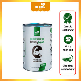 Bột Protein HealthyBean hỗ trợ Tăng Cơ - Đốt Mỡ Dạng Lon
