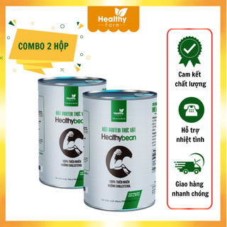 Combo 2 hộp bột protein healthybean hỗ trợ tăng cơ - giảm mỡ