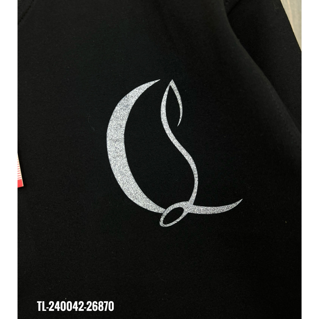 🔥Hot🔥Áo khoác bomber Louboutin chữ nhũ thiết kế hot trend Nam nữ New 2023