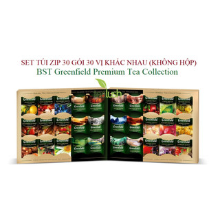 [KHÔNG HỘP] SET TÚI ZIP 30 GÓI 30 VỊ BST TRÀ PREMIUM TEA COLLECTION