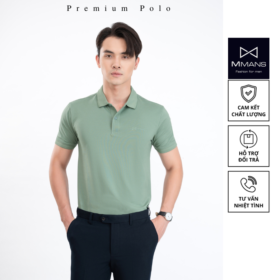 Áo polo MMANS Basic đơn giản tinh tế chất vải Cotton poly cao cấp co giãn 4 chiều không nhăn nhàu các màu cơ bản