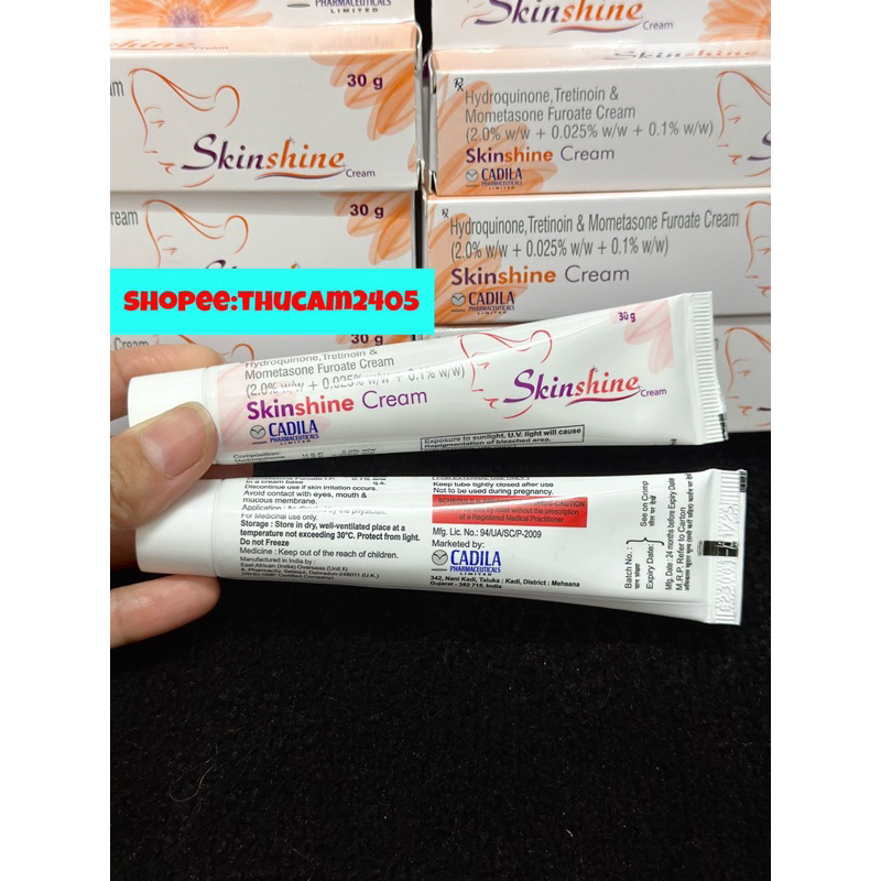Skinshine cream  giảm thâm nám ,tàn nhang chống lão hoá da ,trắng da .