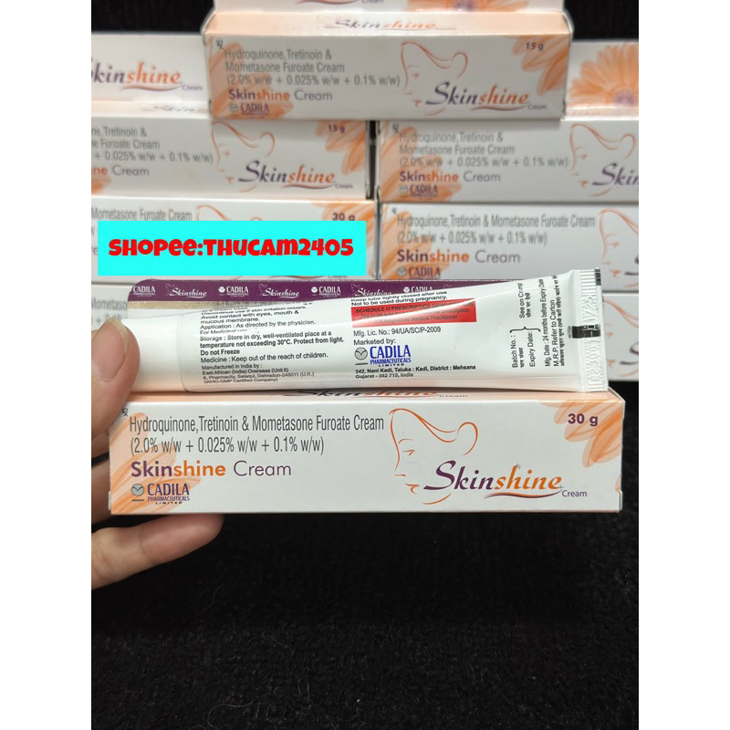 Skinshine cream  giảm thâm nám ,tàn nhang chống lão hoá da ,trắng da .