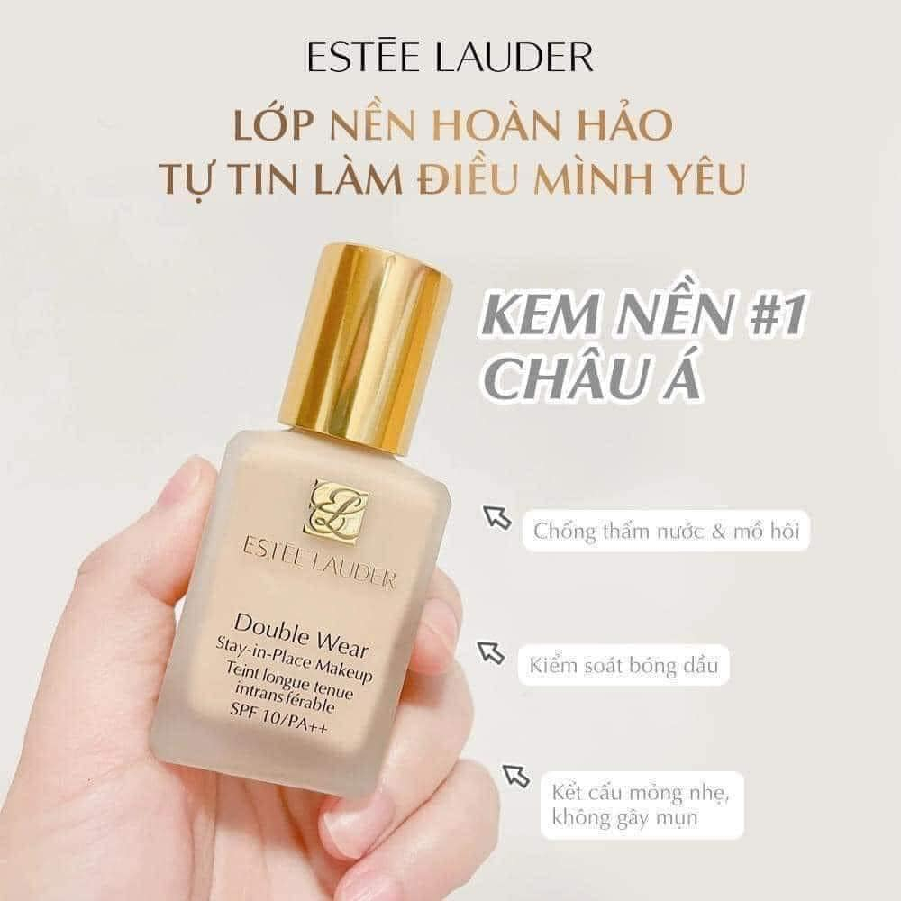Kem Nền Kiềm Dầu Che Mụn Hiệu Quả Estee Lauder Double Wear Stay-in-Place Makeup SPF 10/PA++