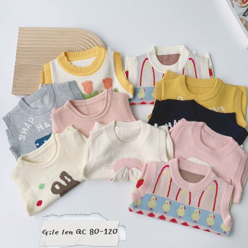 Áo ghi lê len cao cấp cho bé gái