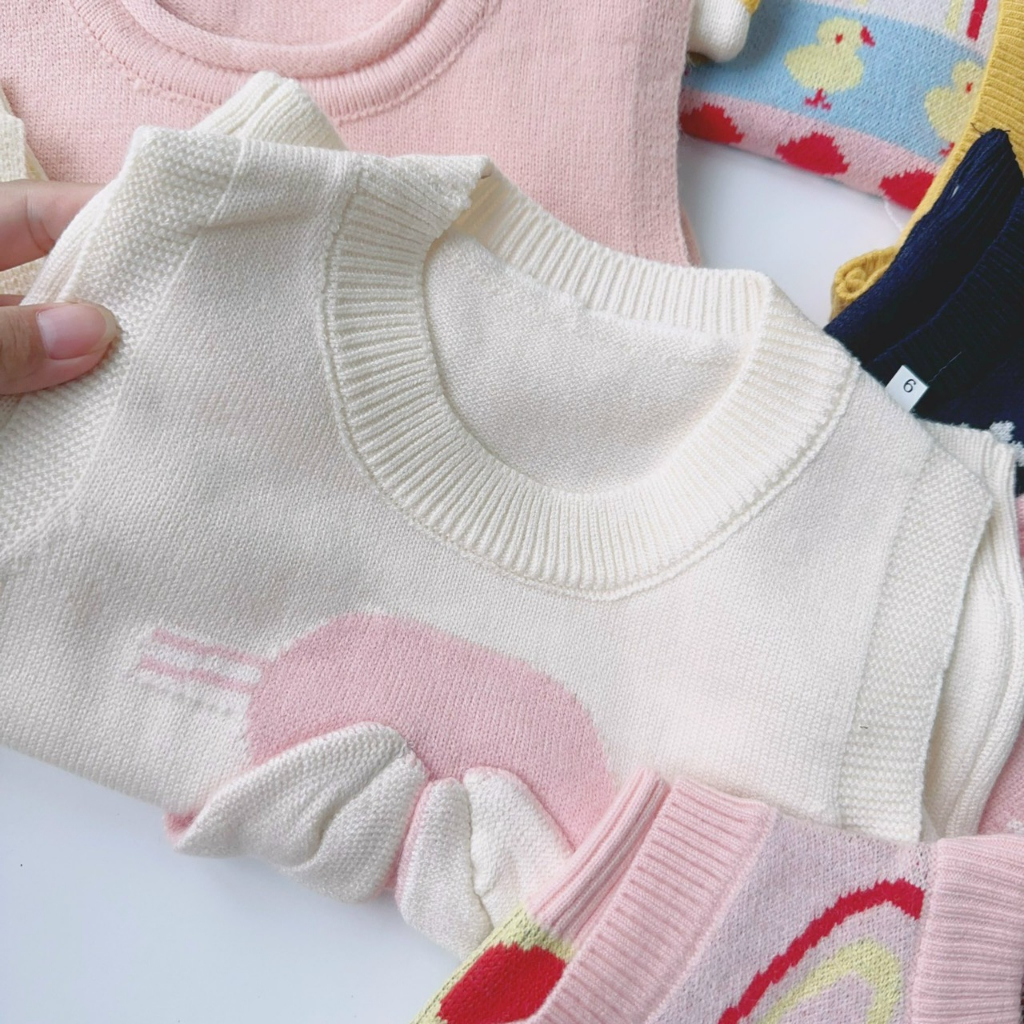 Áo ghi lê len cao cấp cho bé gái