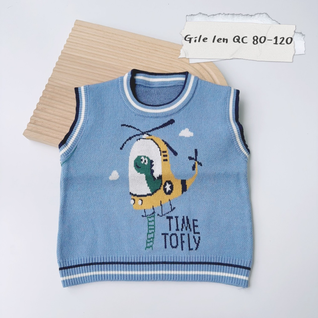 Áo ghi lê cao cấp cho bé trai