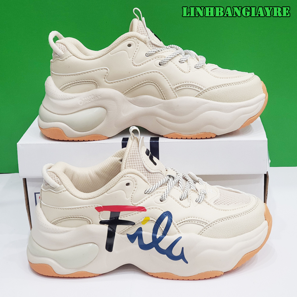 Giày Thể Thao Nữ Fi.la Bubble Hot 2023, Hack Dáng 8cm, Siêu Chất, Hàng SC, Bản Trung Quốc