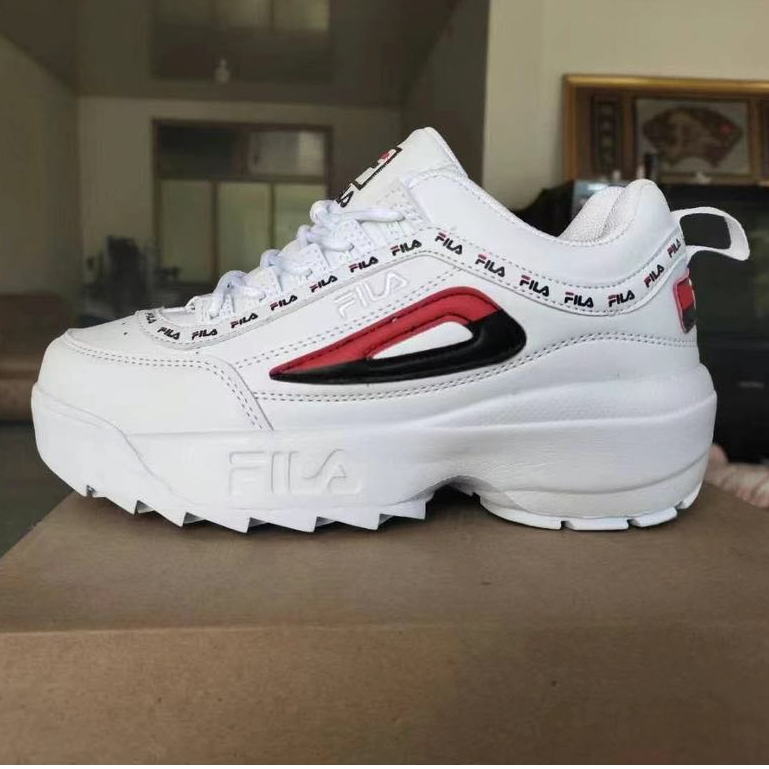 Giày Sneaker F.I.LA Disruptor 2, Hàng SC, Fullbox, Siêu Đẹp, Hack Dáng 6cm, Quảng Châu