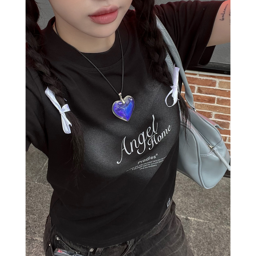Áo Thun Baby Tee Nữ PRADIES Vague Heart