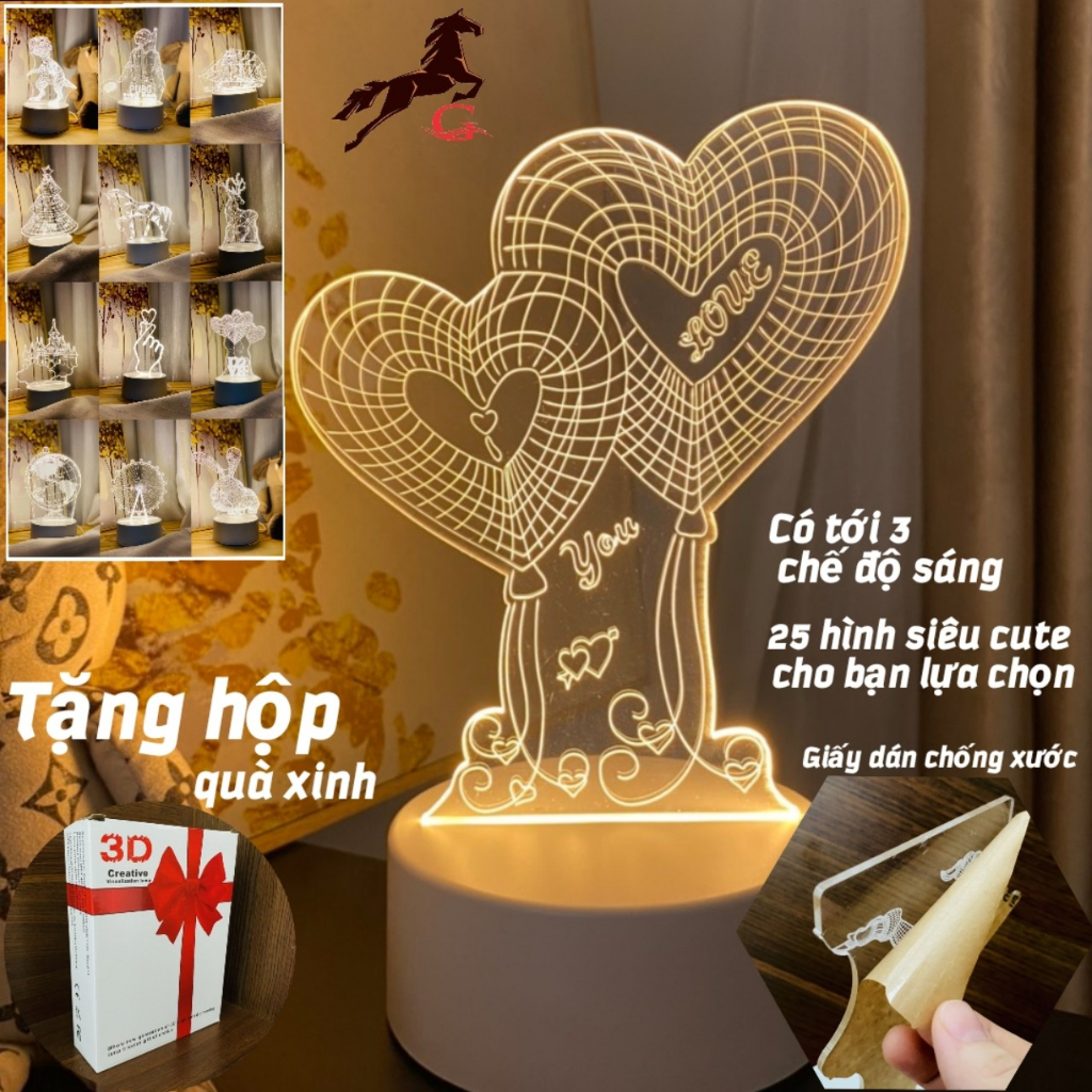 Đèn ngủ tháp 3D - Đèn LED trang trí, decor, làm quà tặng | BigBuy360 - bigbuy360.vn