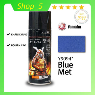 Sơn xịt màu xanh dương ánh kim mã y9094 chính hãng samurai cao cáp bền màu dễ dàng sử dụng