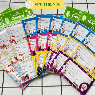 Túi 12/24 nhãn vở campus/genius (giao mẫu ngẫu nhiên)