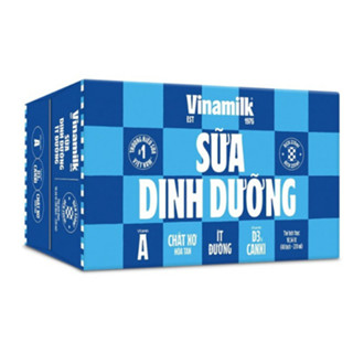 Thùng 48 Bịch Sữa Dinh Dưỡng VINAMILK ÍT ĐƯỜNG - 220ML