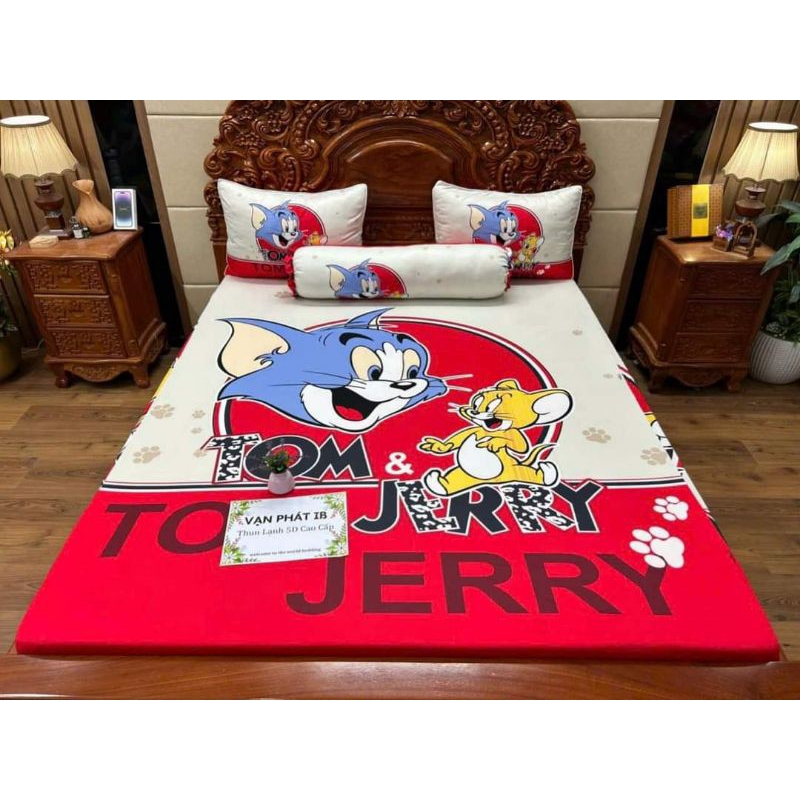 DRAP THUN LẠNH 5D TOM VÀ JERRY DỄ THƯƠNG