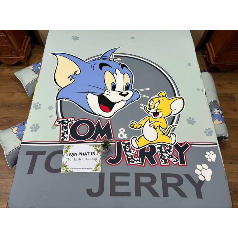 DRAP THUN LẠNH 5D TOM VÀ JERRY DỄ THƯƠNG