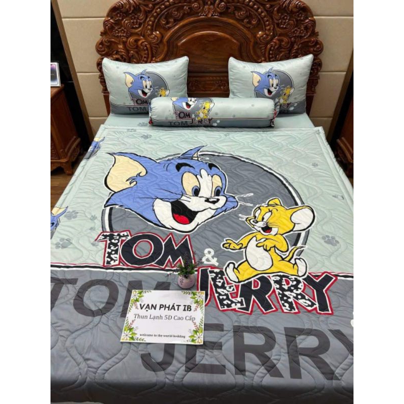 DRAP THUN LẠNH 5D TOM VÀ JERRY DỄ THƯƠNG