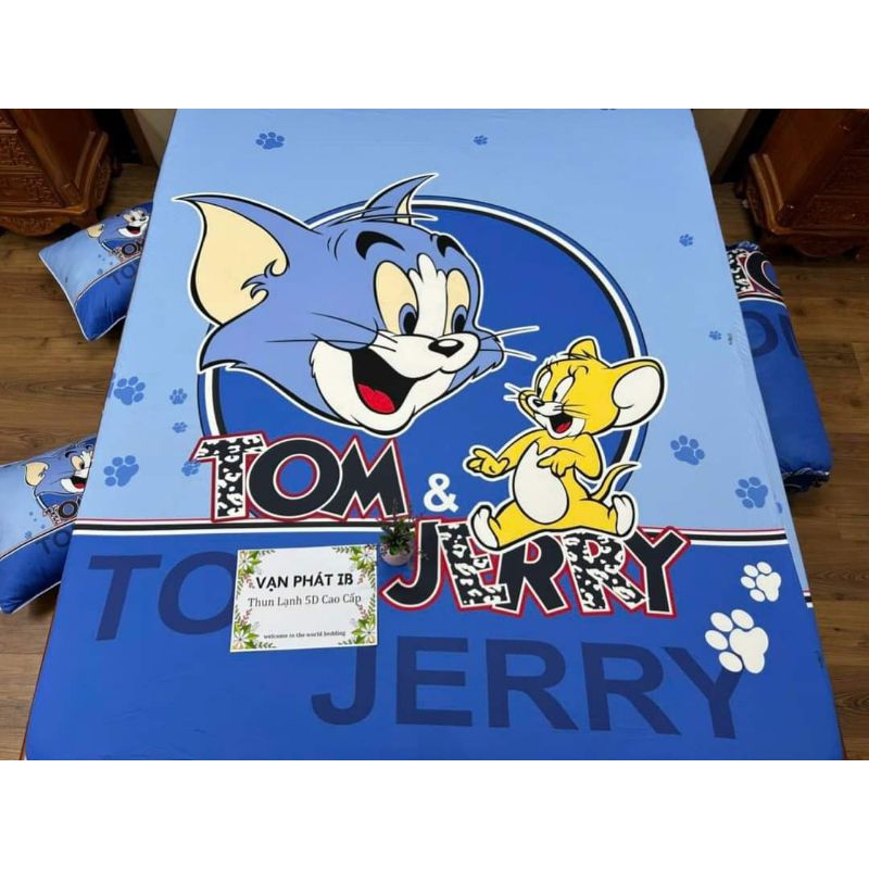 DRAP THUN LẠNH 5D TOM VÀ JERRY DỄ THƯƠNG