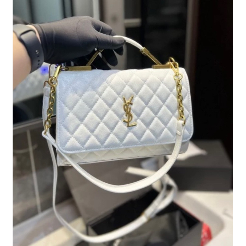 Túi đeo chéo y s l chần trám box nam châm loại 1