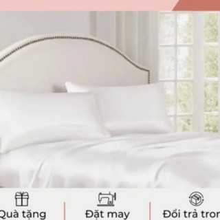 Bộ ga gối phi lụa 4 món nhiều màu