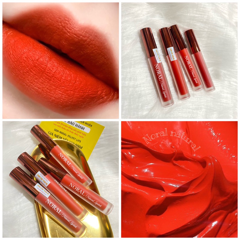 Son Kem Lì Noral ,chất son lì kháng nước k gây bết dính môi