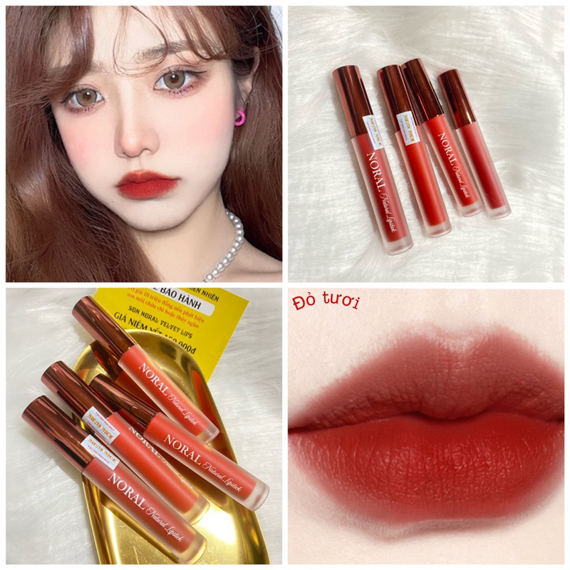 Son Kem Lì Noral ,chất son lì kháng nước k gây bết dính môi