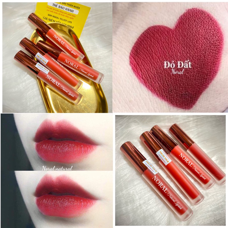 Son Kem Lì Noral ,chất son lì kháng nước k gây bết dính môi