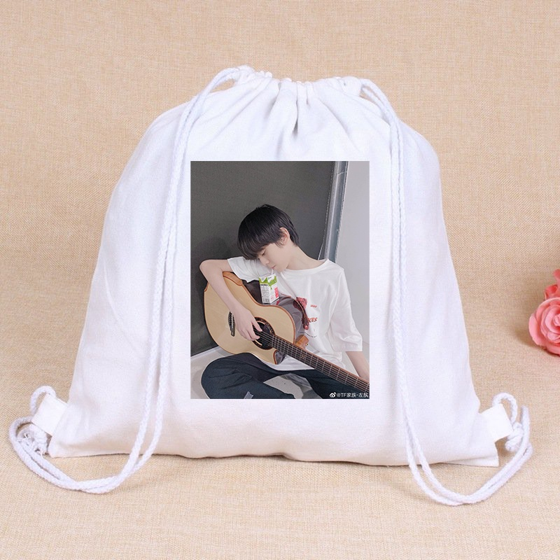 Balo dây rút IN HÌNH Tả Hàng Gia tộc TF idol thần tượng cpop thời trang