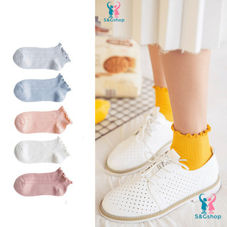 Tất vớ xoăn cổ điển phong cách nhẹ nhàng cho bạn gái