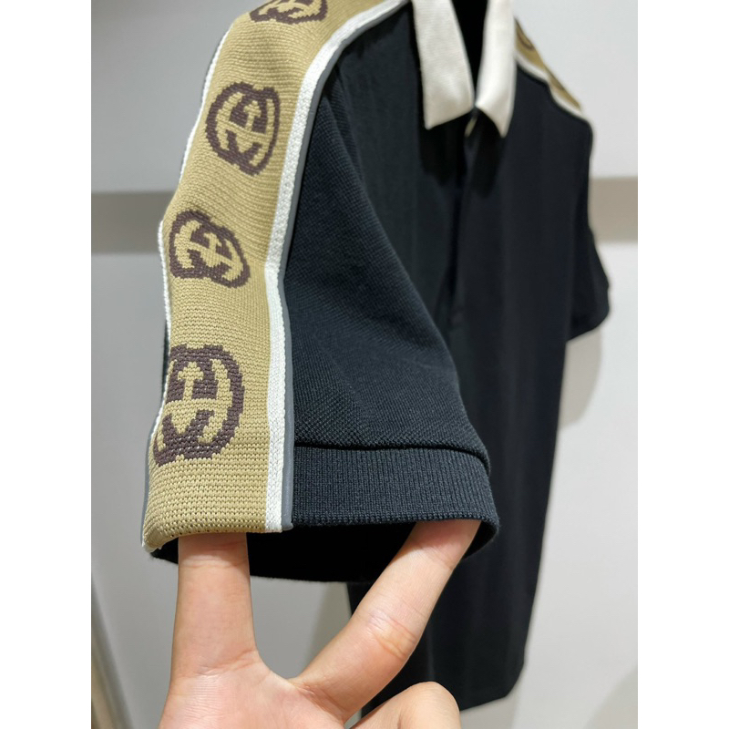 Áo Polo - Gucci - GC SS2022 hoạ tiết vai SS2022
