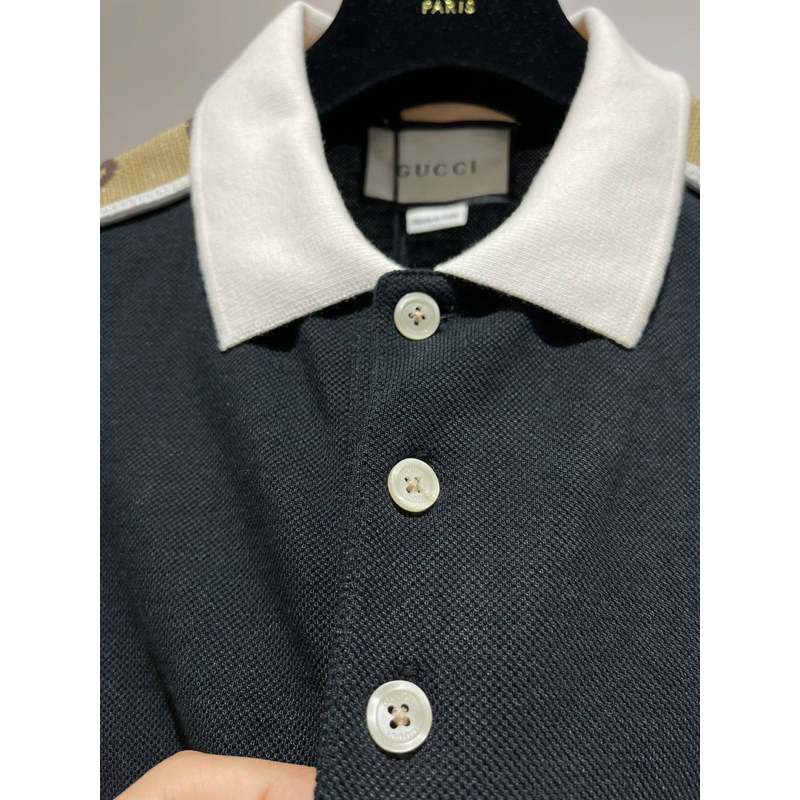 Áo Polo - Gucci - GC SS2022 hoạ tiết vai SS2022