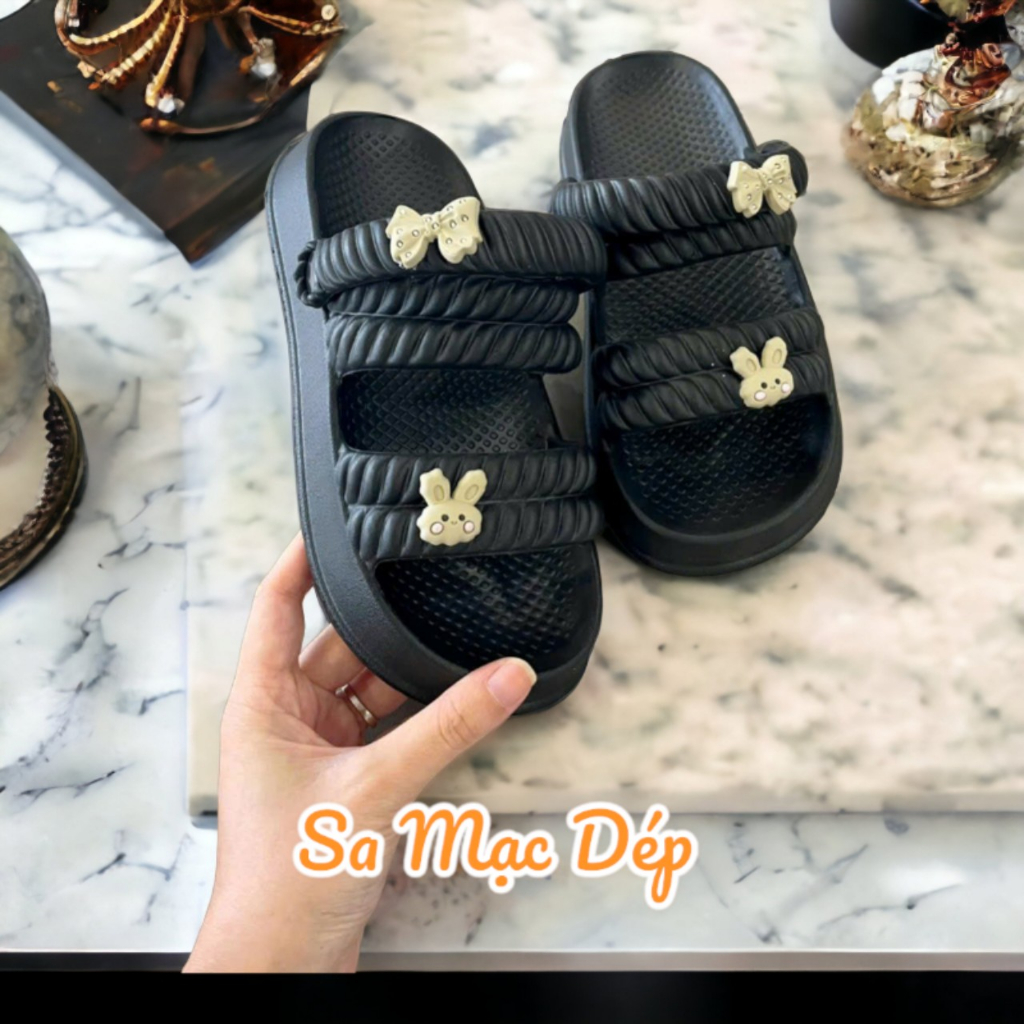 Dép nữ , Dép sandal quai hậu đi học đi làm nhiều Sticker đẹp