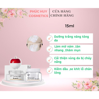 Kem v7 toning light dr.jart dưỡng trắng nâng tông 15ml