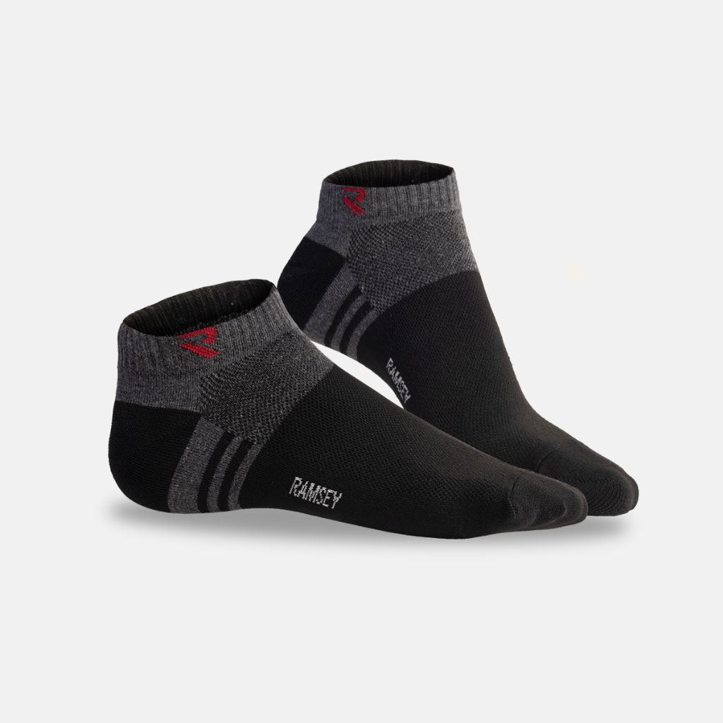 COMBO 3 Đôi Tất Thể Thao Nam Ramsey Active Sport Kháng Khuẩn,Khử Mùi Chống Hôi Chân