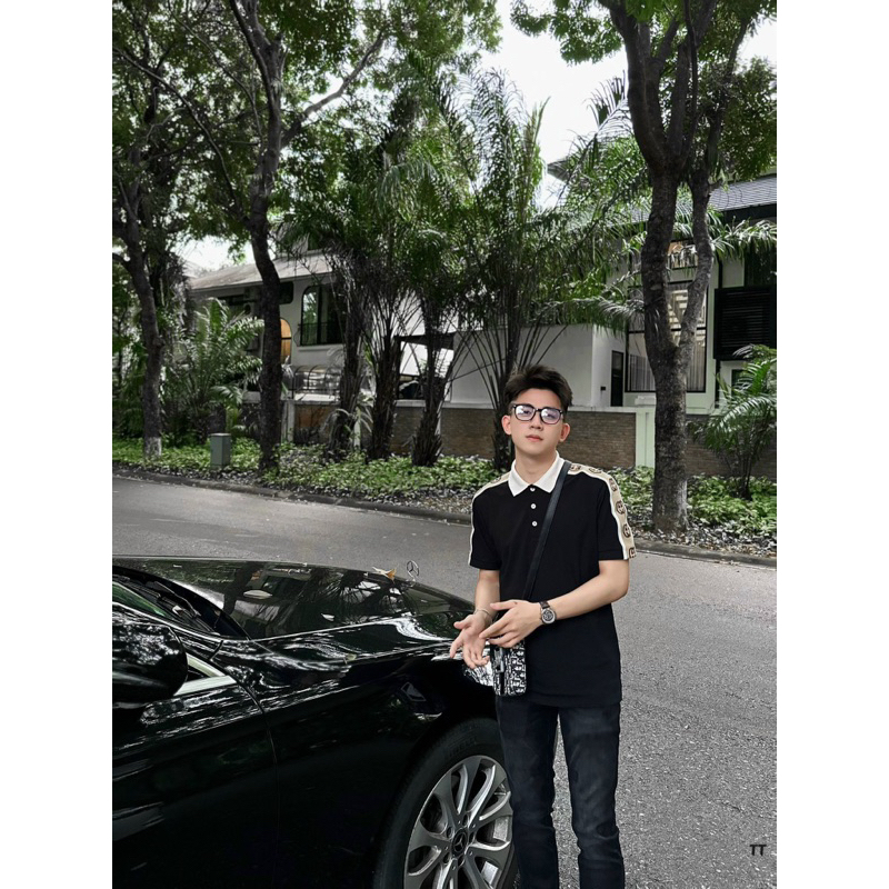 Áo Polo - Gucci - GC SS2022 hoạ tiết vai SS2022