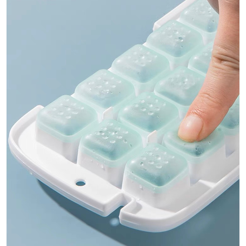 🔥FREESHIP🔥 Khay Làm Đá 48 Viên Có Nắp Đậy , Kèm Hộp Đựng Tiện Lợi - Khuôn Làm Đá Đa Năng