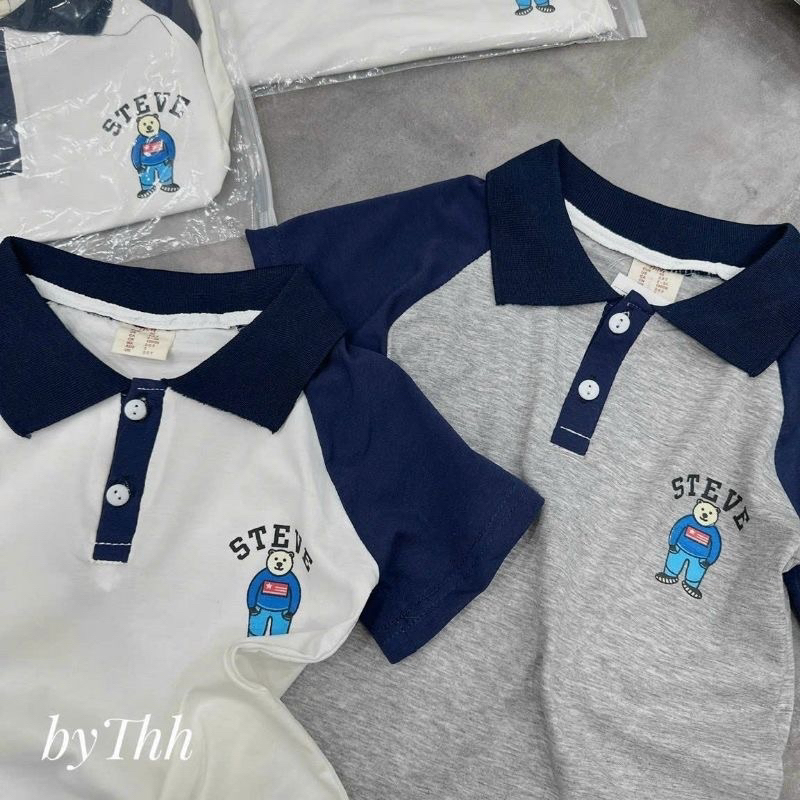 Set 2 Áo Polo Bé Trai