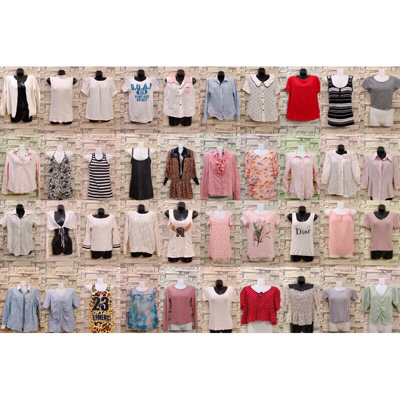 UP 14-9 HÀNG LỖI  Size S-M dưới 52kg Áo secondhand hàng đuôi đồ si 2hand hàng thùng