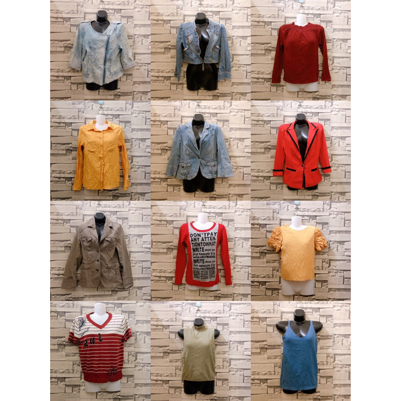 UP 14-9 HÀNG LỖI  Size S-M dưới 52kg Áo secondhand hàng đuôi đồ si 2hand hàng thùng
