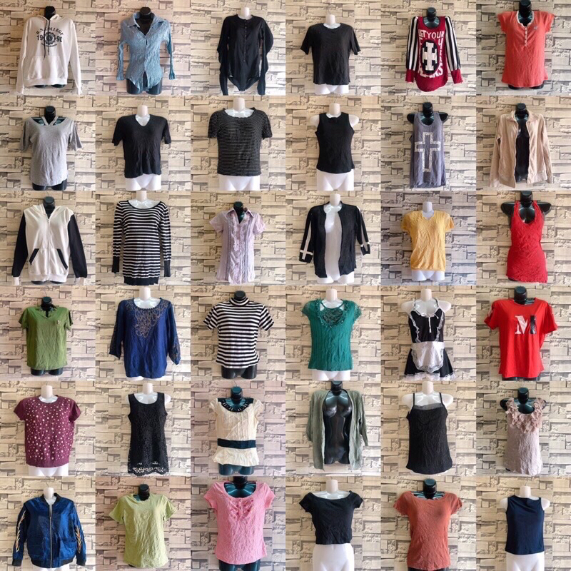 UP 14-9 HÀNG LỖI  Size S-M dưới 52kg Áo secondhand hàng đuôi đồ si 2hand hàng thùng